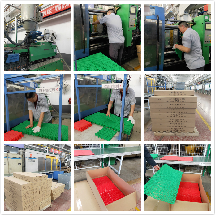 仲達(dá)塑膠懸浮地板加工全過程公開啦！